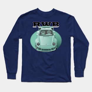 Porsche Mint RWB Long Sleeve T-Shirt